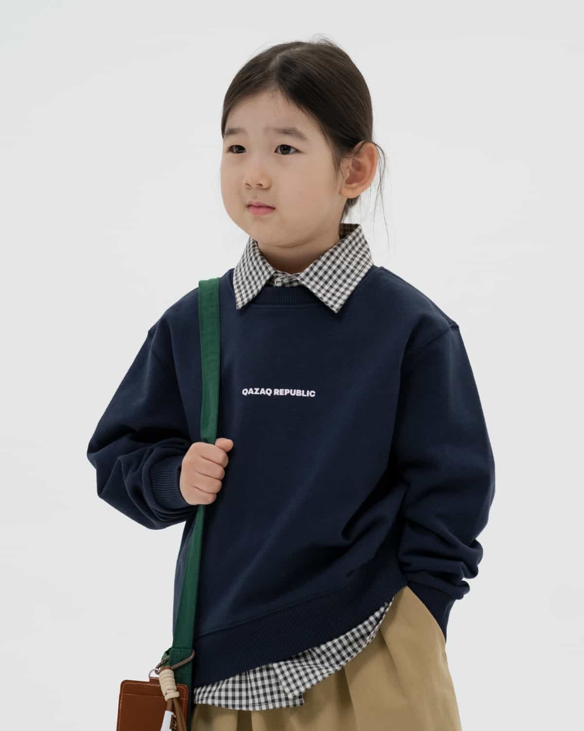 KIDS SWEATSHIRT qazaq republic navy