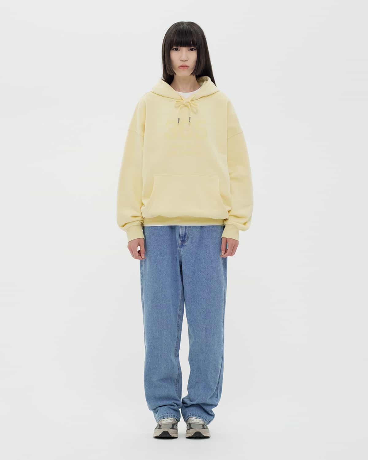 HOODIE OVERFIT 365 light yellow