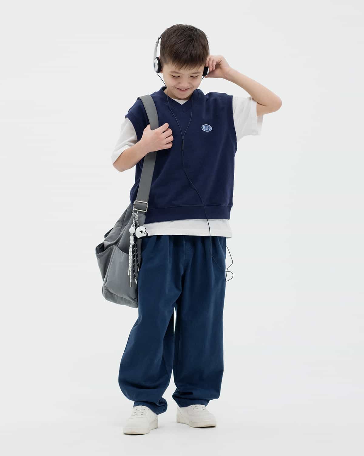 ДЕТСКАЯ ЖИЛЕТКА TERRY ТЕМНО-СИНЯЯ