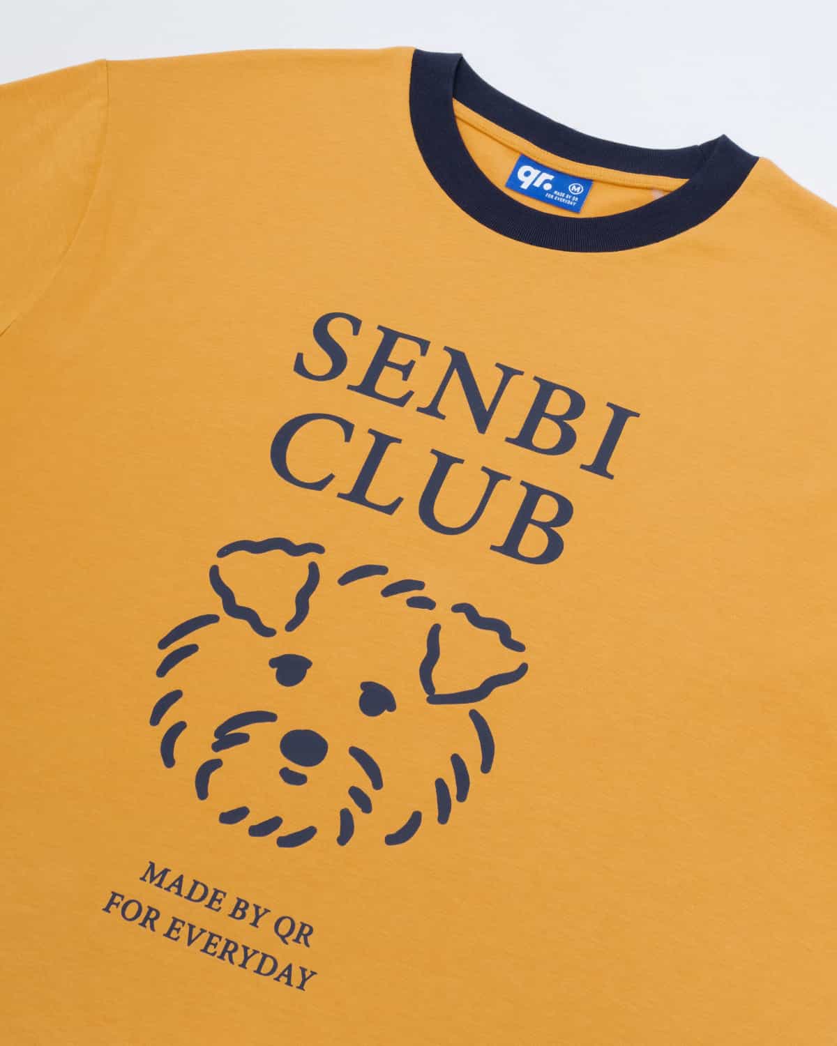 T-SHIRT 2COLOR SENBI CLUB MUSTARD
