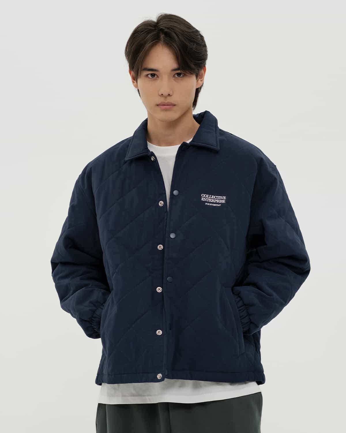 jacket quilted dark blue