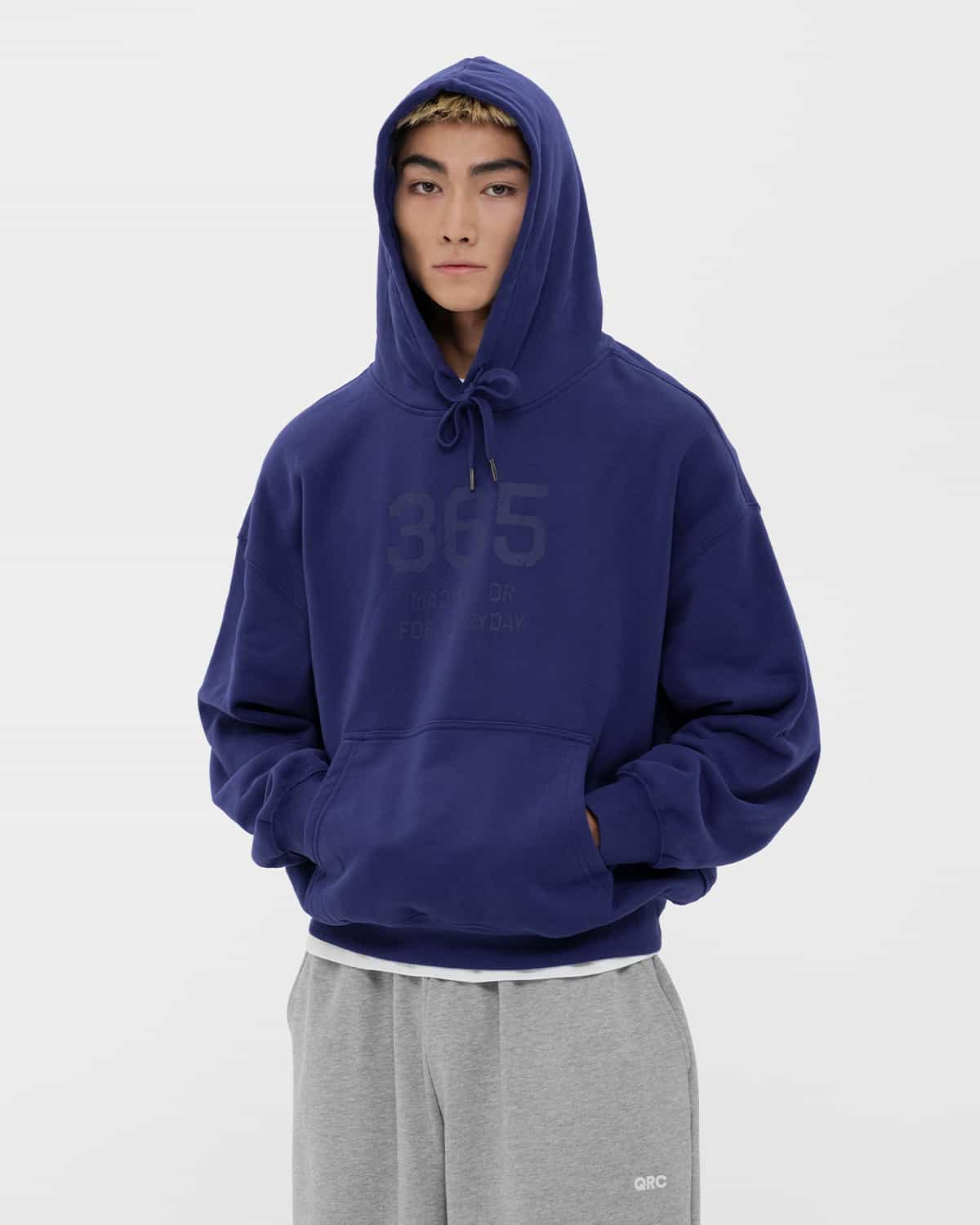 HOODIE OVERFIT 365 indigo