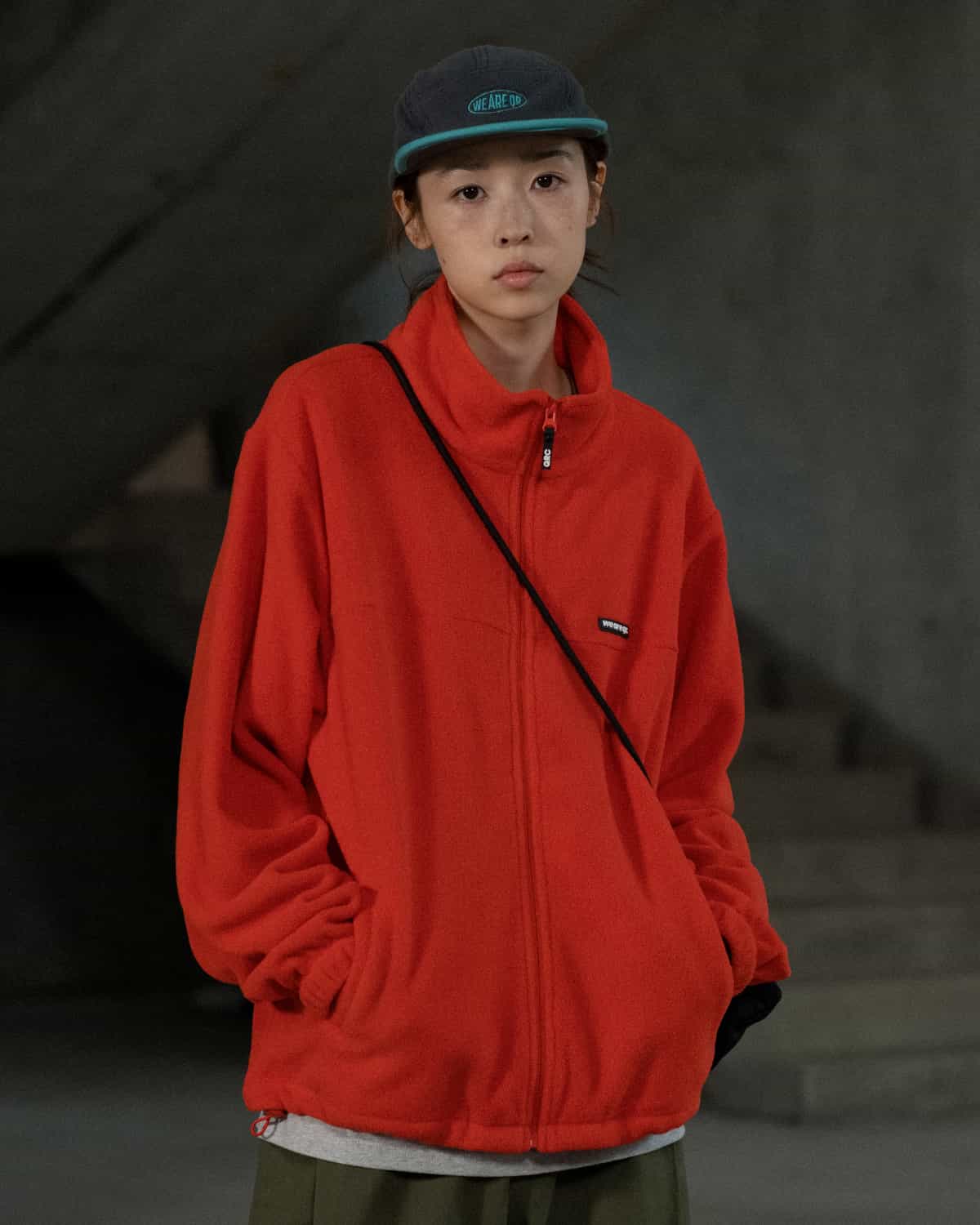 fleece jacket wrq orange