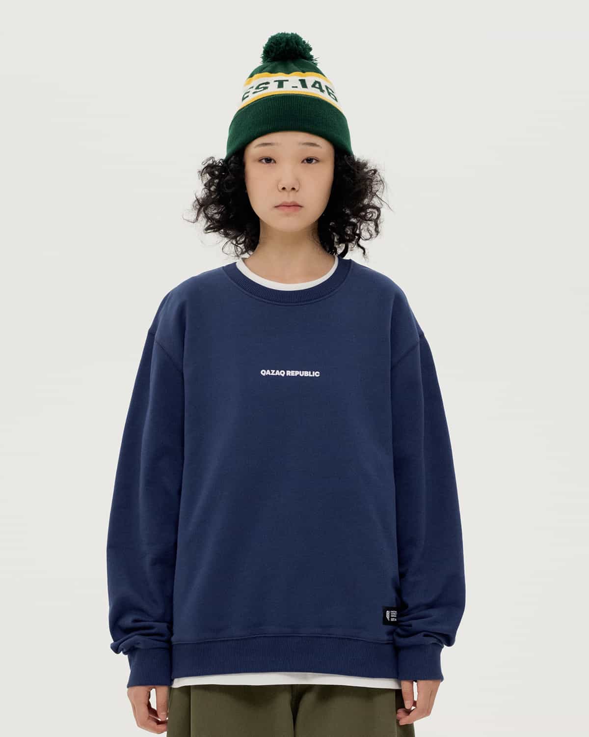 sweatshirt qazaq republic navy
