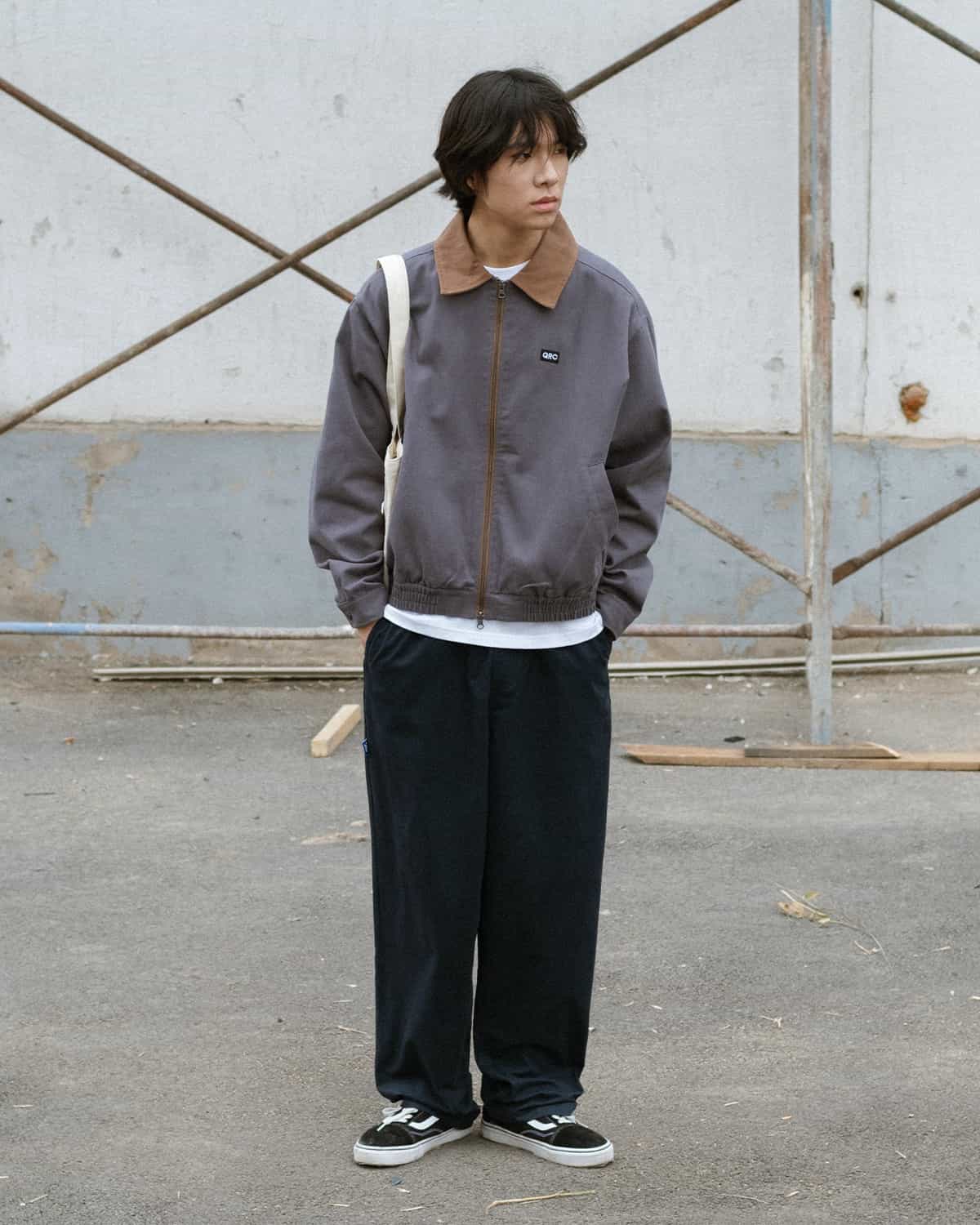 JACKET FLIGHT dark gray