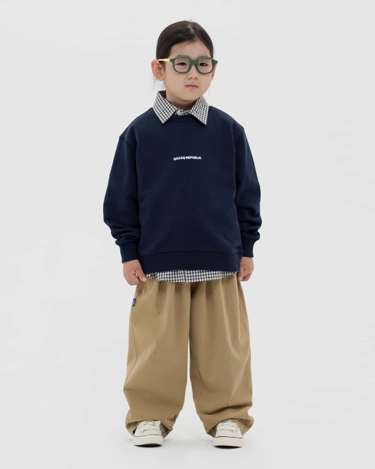 KIDS SWEATSHIRT qazaq republic navy