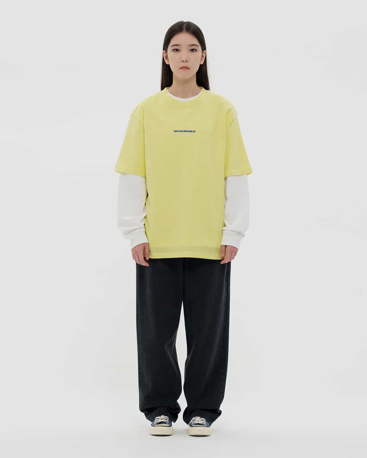 T-SHIRT QAZAQ REPUBLIC LIME