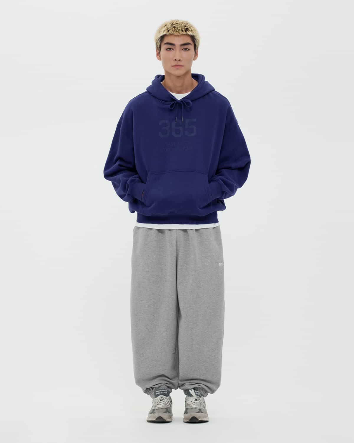 HOODIE OVERFIT 365 indigo