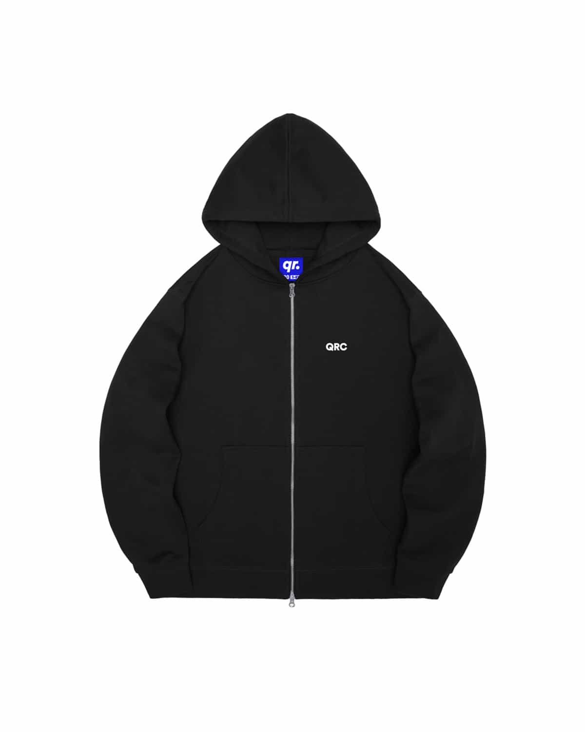 KIDS zipper HOODIE QRC BLACK