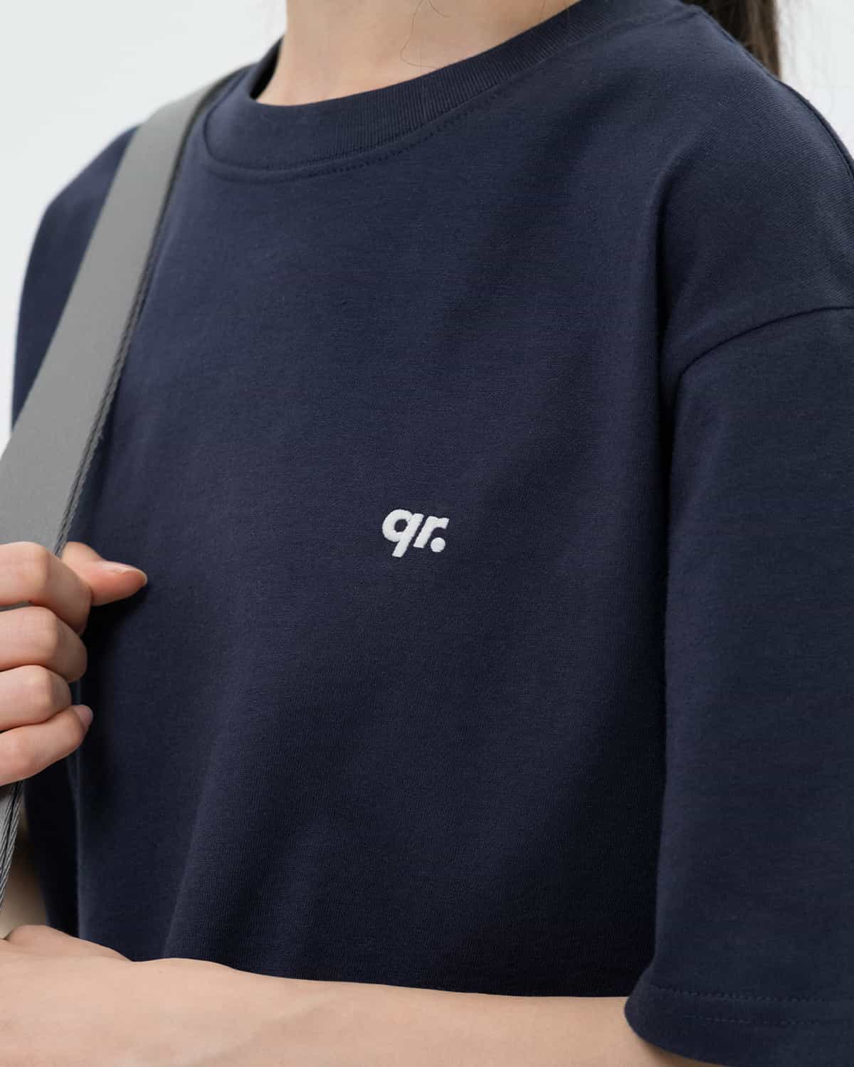 T-SHIRT QR BASIC NAVY