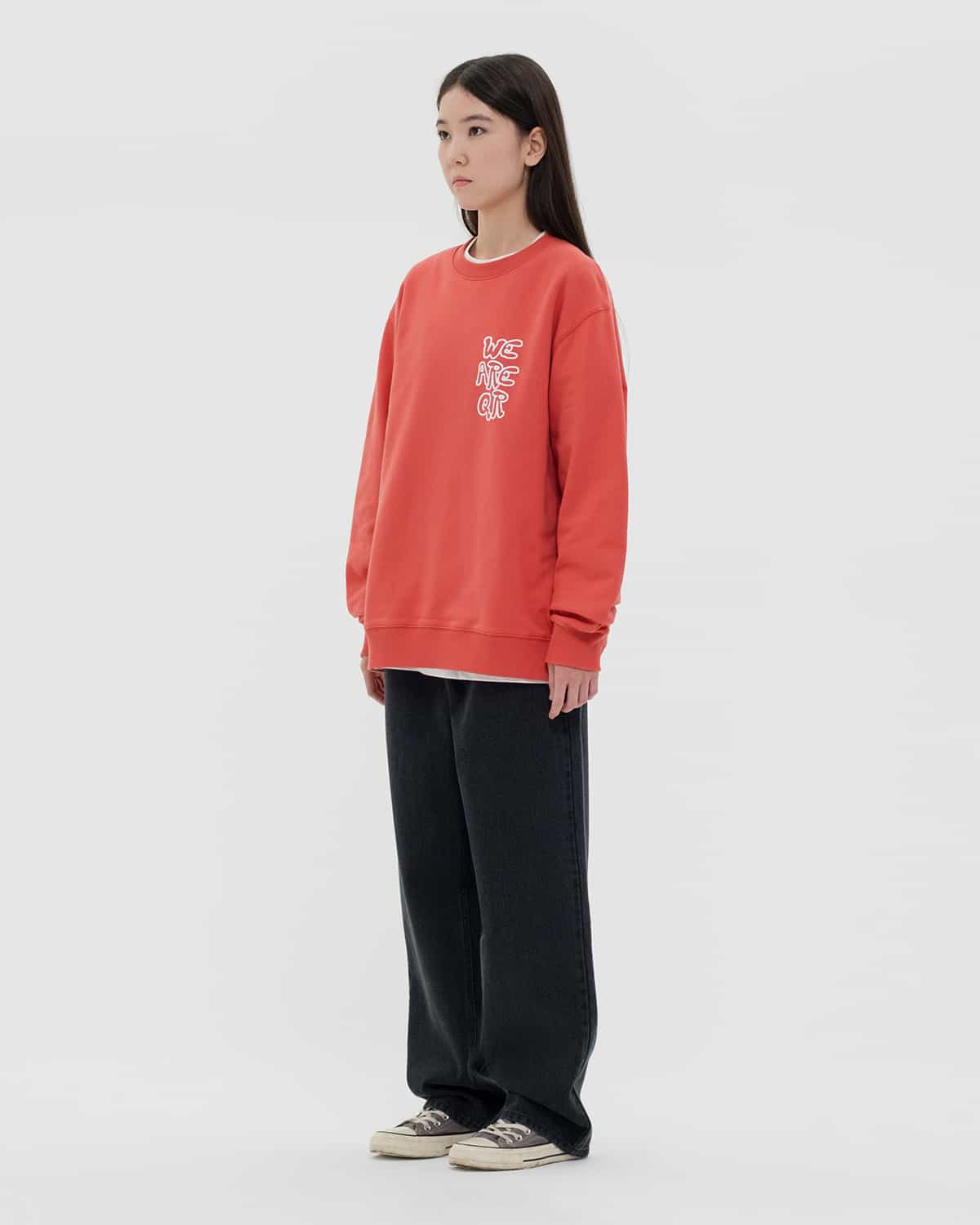SWEATSHIRT WRQ GRAFFITI ORANGE