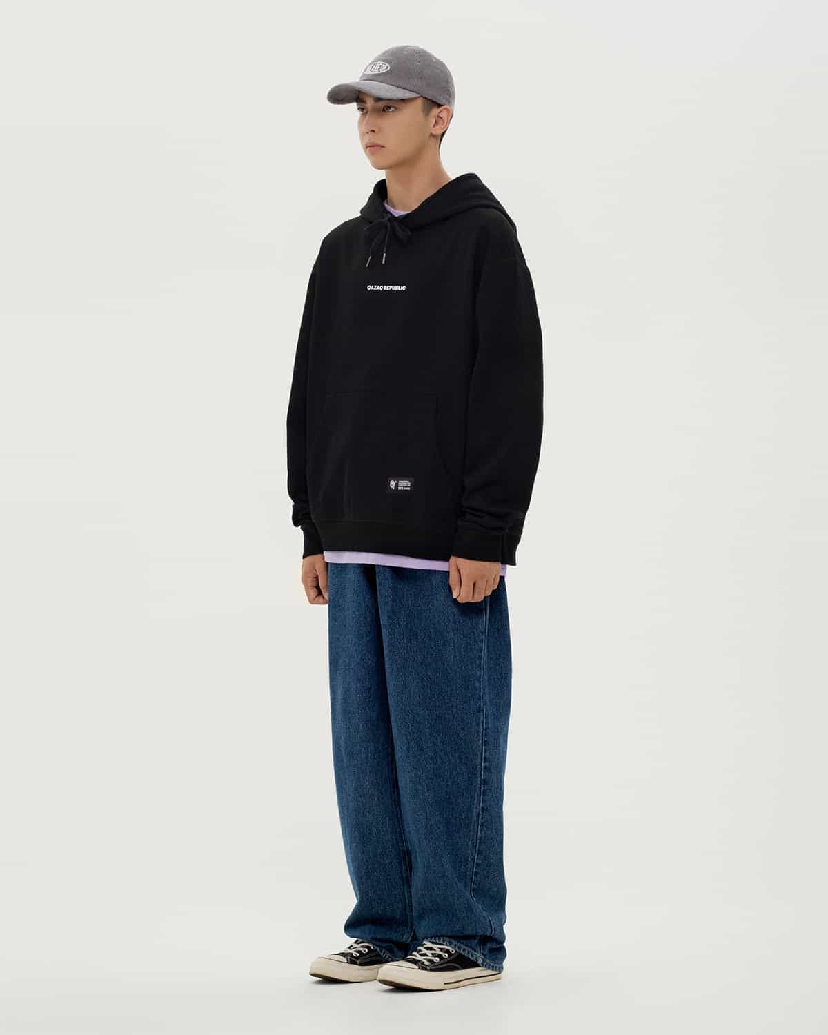 ХУДИ QAZAQ REPUBLIC ЧЁРНЫЙ