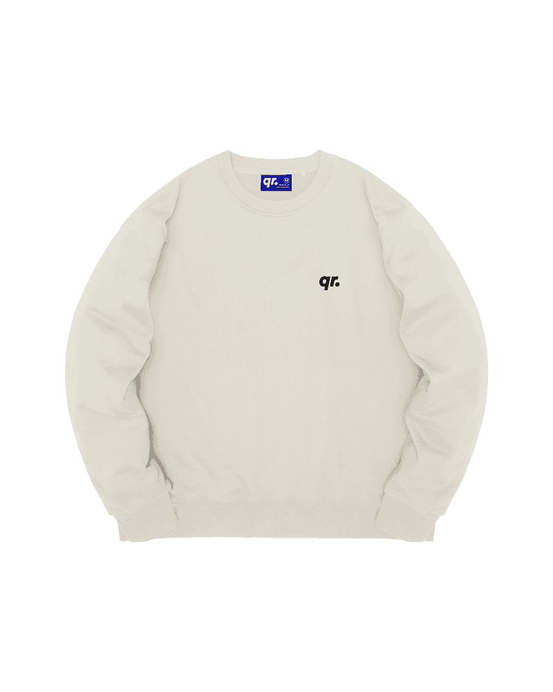 СВИТШОТ BASIC QRD БЕЛЫЙ