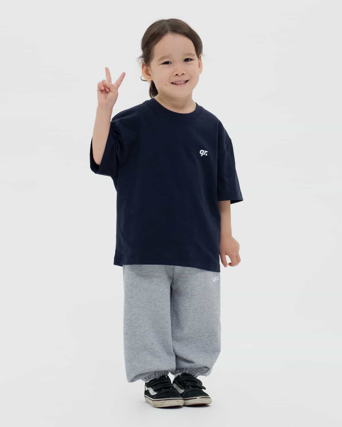 ДЕТСКАЯ ФУТБОЛКА QR BASIC ТЕМНО-СИНЯЯ