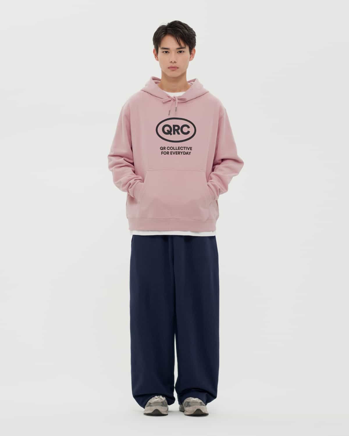 HOODIE QRC MAX pale pink