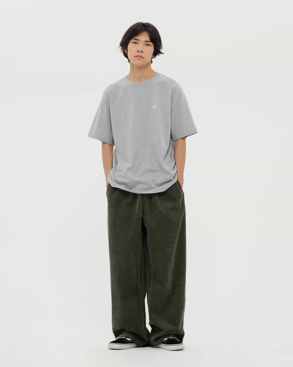 ФУТБОЛКА QR BASIC СҰР МЕЛАНЖ