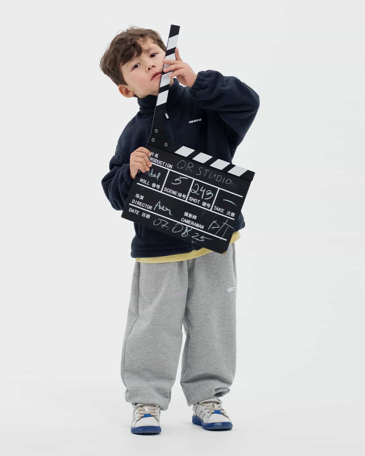 Детская ФЛИСОВАЯ КУРТКА  темно-синяя