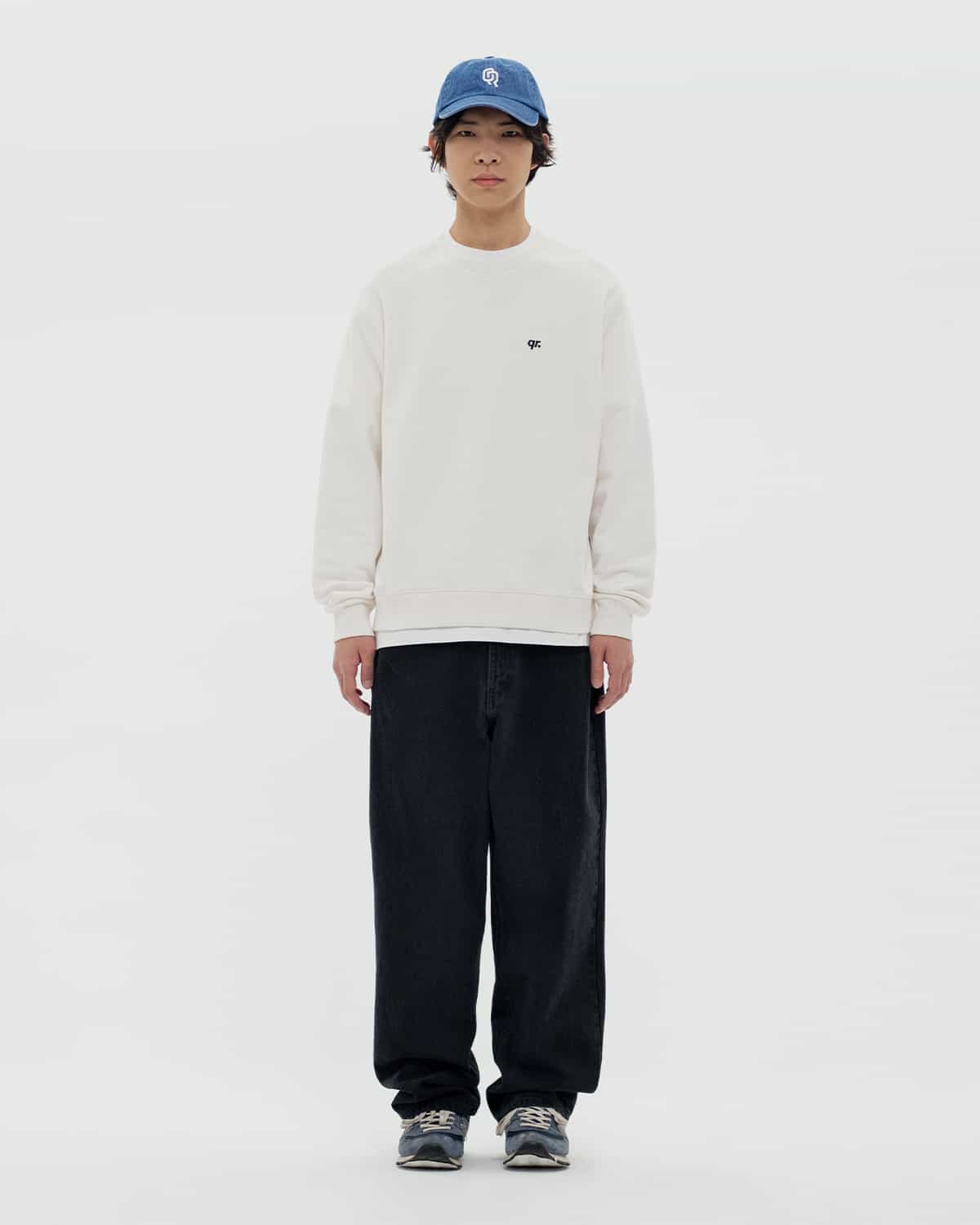 СВИТШОТ BASIC QRD БЕЛЫЙ