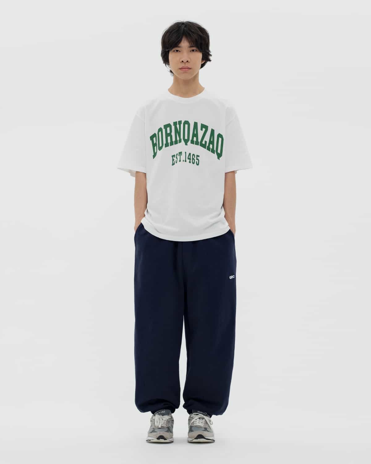 ФУТБОЛКА BORN QAZAQ БЕЛАЯ