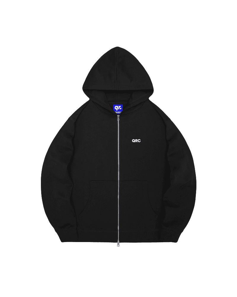 ДЕТСКИЙ ЗИППЕР ХУДИ QRC ЧЁРНЫЙ