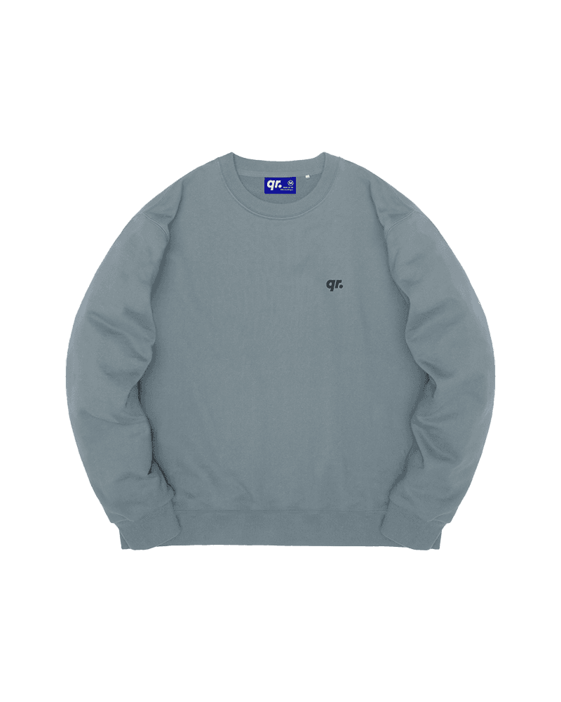 СВИТШОТ BASIC FW25 СЕРО-ГОЛУБОЙ