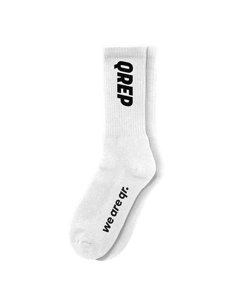 Носки длинные белые QREP