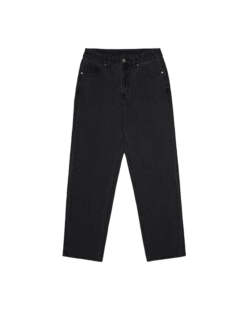 ДЖИНСЫ REGULAR ЧЁРНЫЕ