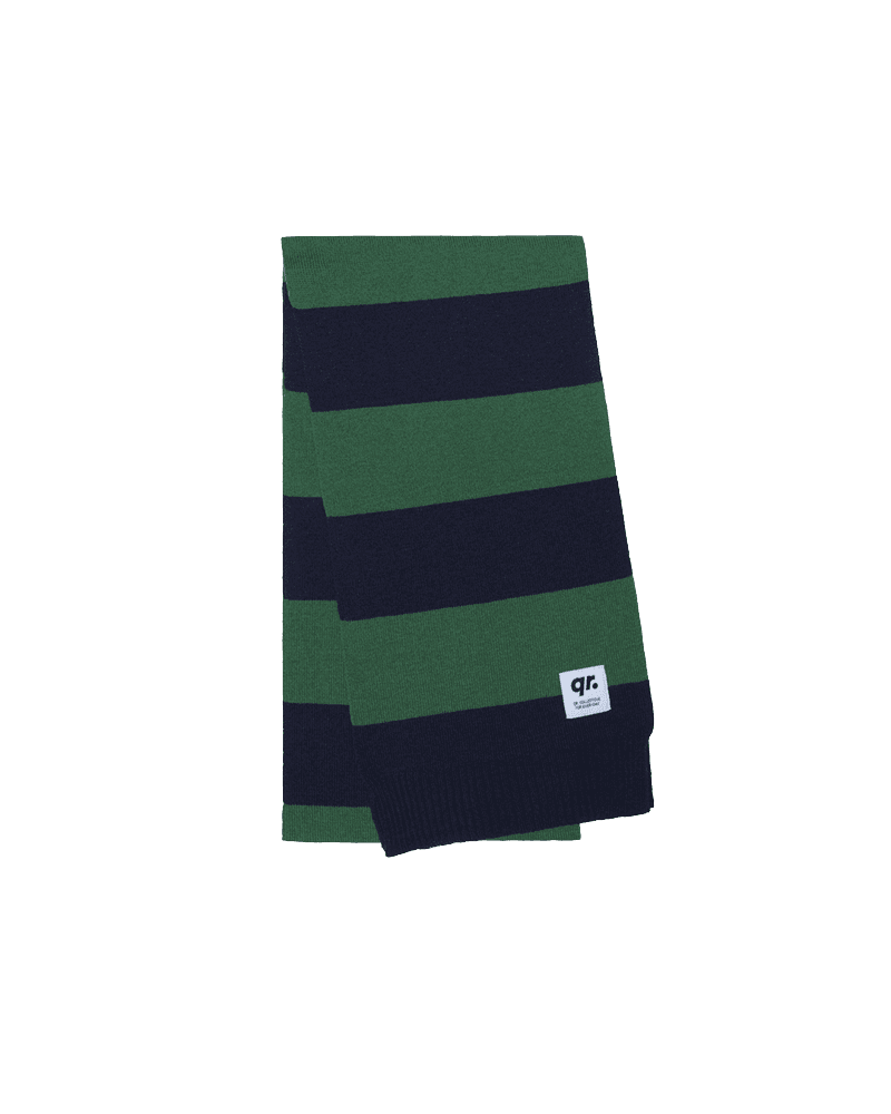 ШАРФ STRIPED Т.СИНЕ-ЗЕЛЁНЫЙ