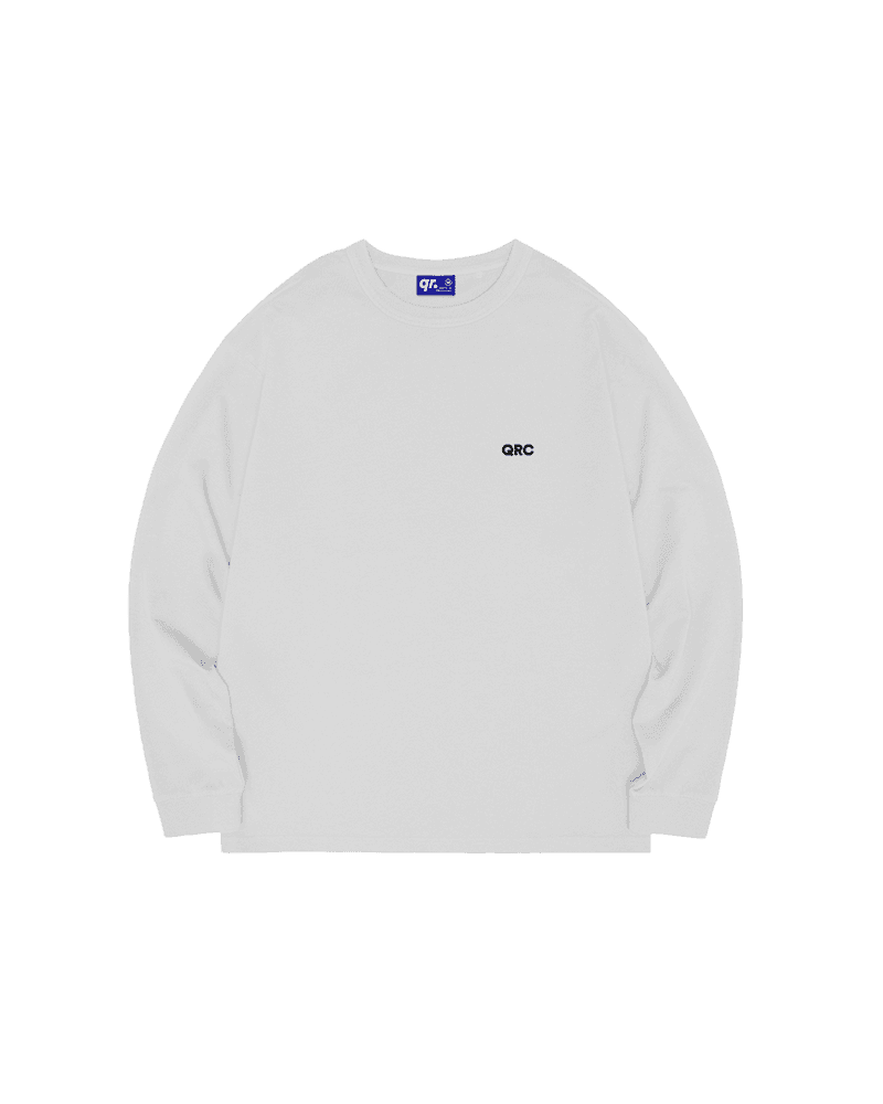 LS ФУТБОЛКА BASIC QRC EMB БЕЛАЯ