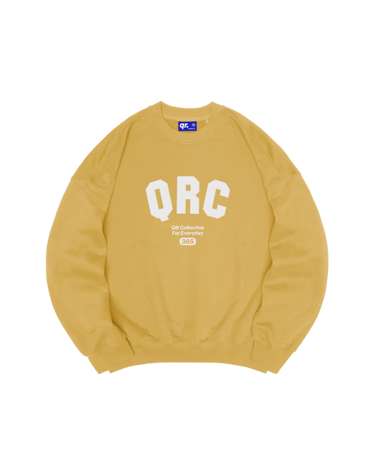 СВИТШОТ OVER QRC ЖЁЛТЫЙ