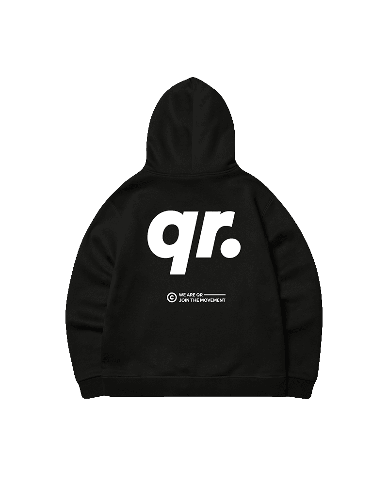 ТОЛСТОВКА QR DOT ЧЁРНАЯ