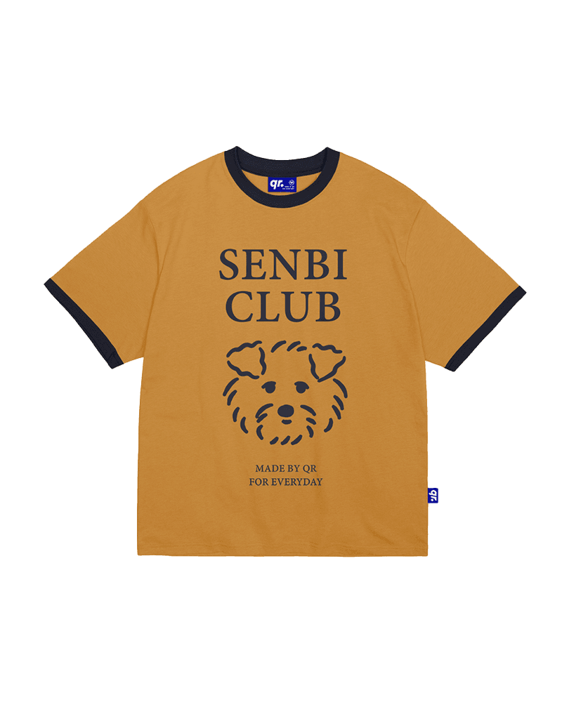 ФУТБОЛКА 2COLOR SENBI CLUB ГОРЧИЧНАЯ