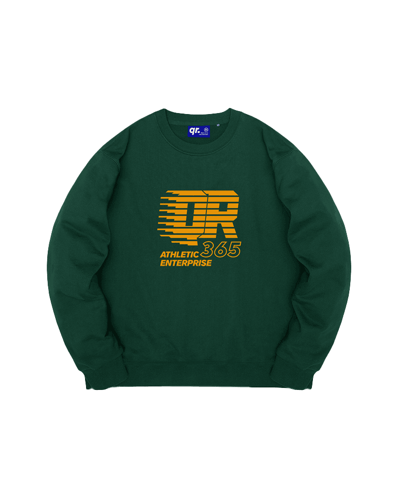 СВИТШОТ ATHLETIC Т.ЗЕЛЁНЫЙ