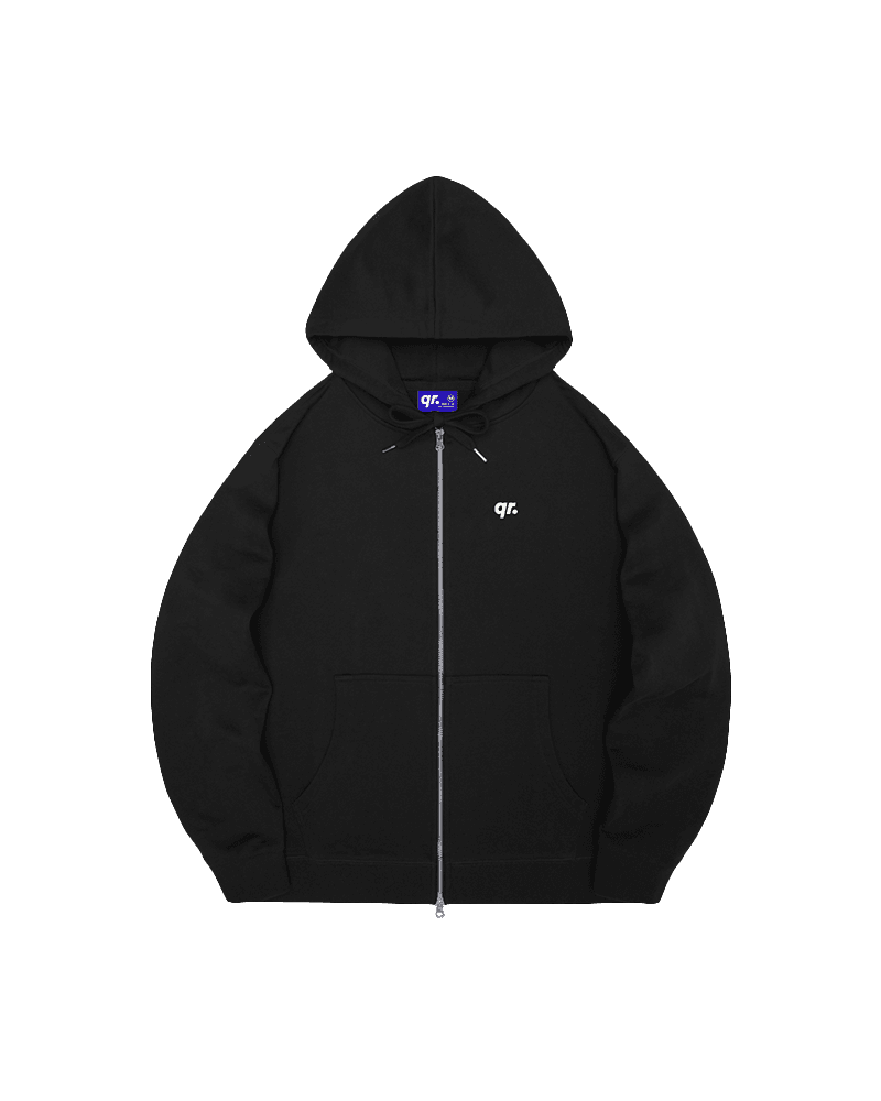 ЗИППЕР ХУДИ BASIC FW25 ЧЁРНЫЙ