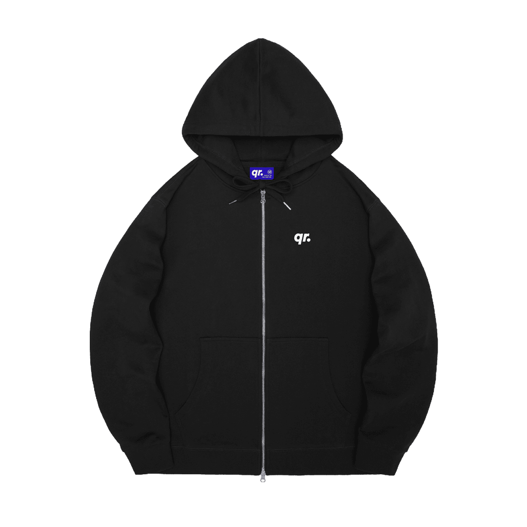 ЗИППЕР ХУДИ BASIC FW25 ЧЁРНЫЙ