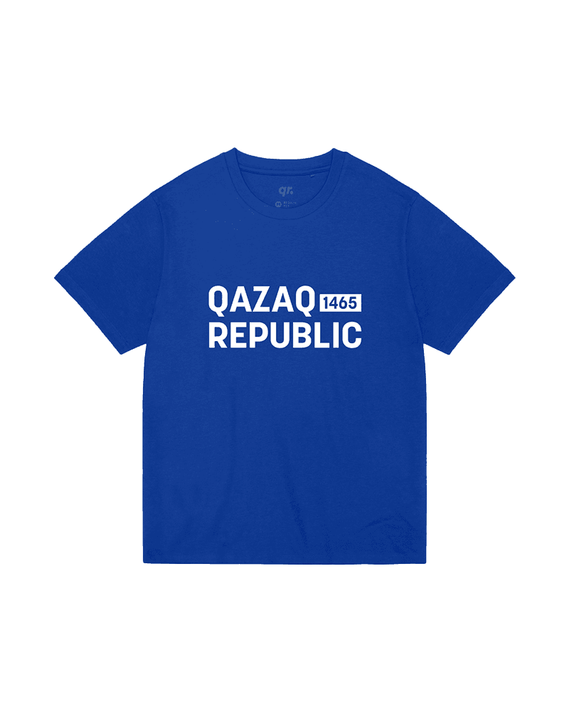 ФУТБОЛКА REGULAR QR65 СИНЯЯ