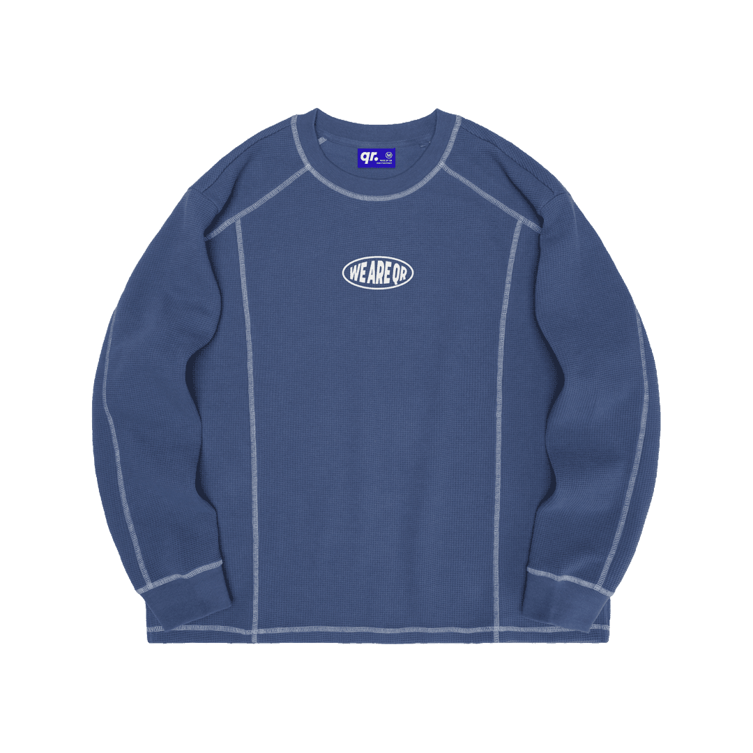 СВИТЕР WAFFLE WRQ CLASSIC BLUE