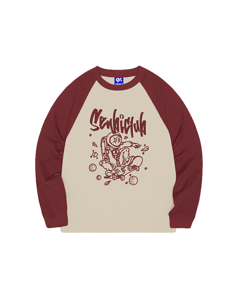 ДЕТСКАЯ  LS ФУТБОЛКА 2COLOR SPACE БЕЖЕВАЯ