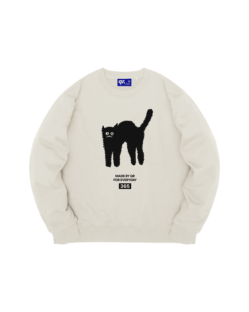 СВИТШОТ MYSYQ БЕЛЫЙ