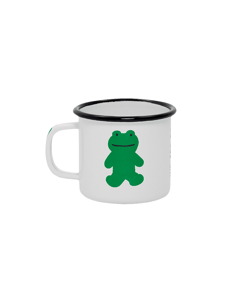 ЭМАЛИРОВАННАЯ КРУЖКА FROG БЕЛАЯ