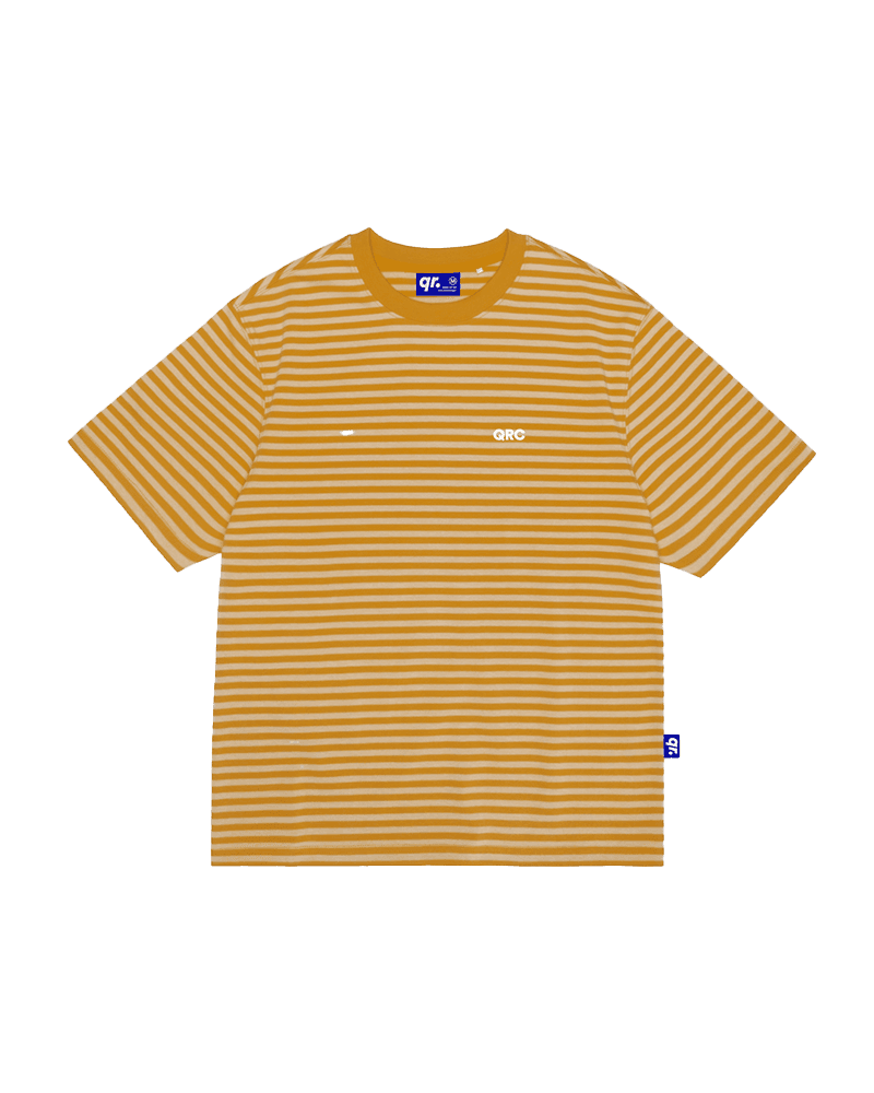 ФУТБОЛКА STRIPED ГОРЧИЧНО-ЖЁЛТАЯ