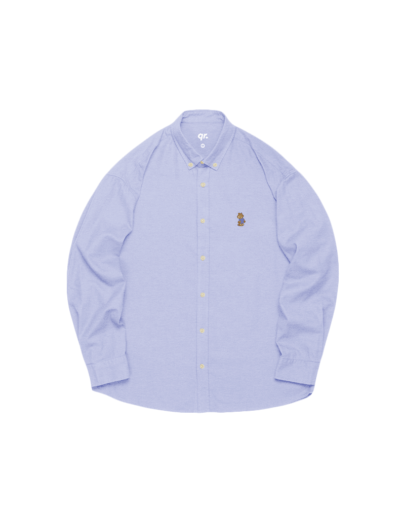 РУБАШКА LS BASIC ГОЛУБАЯ