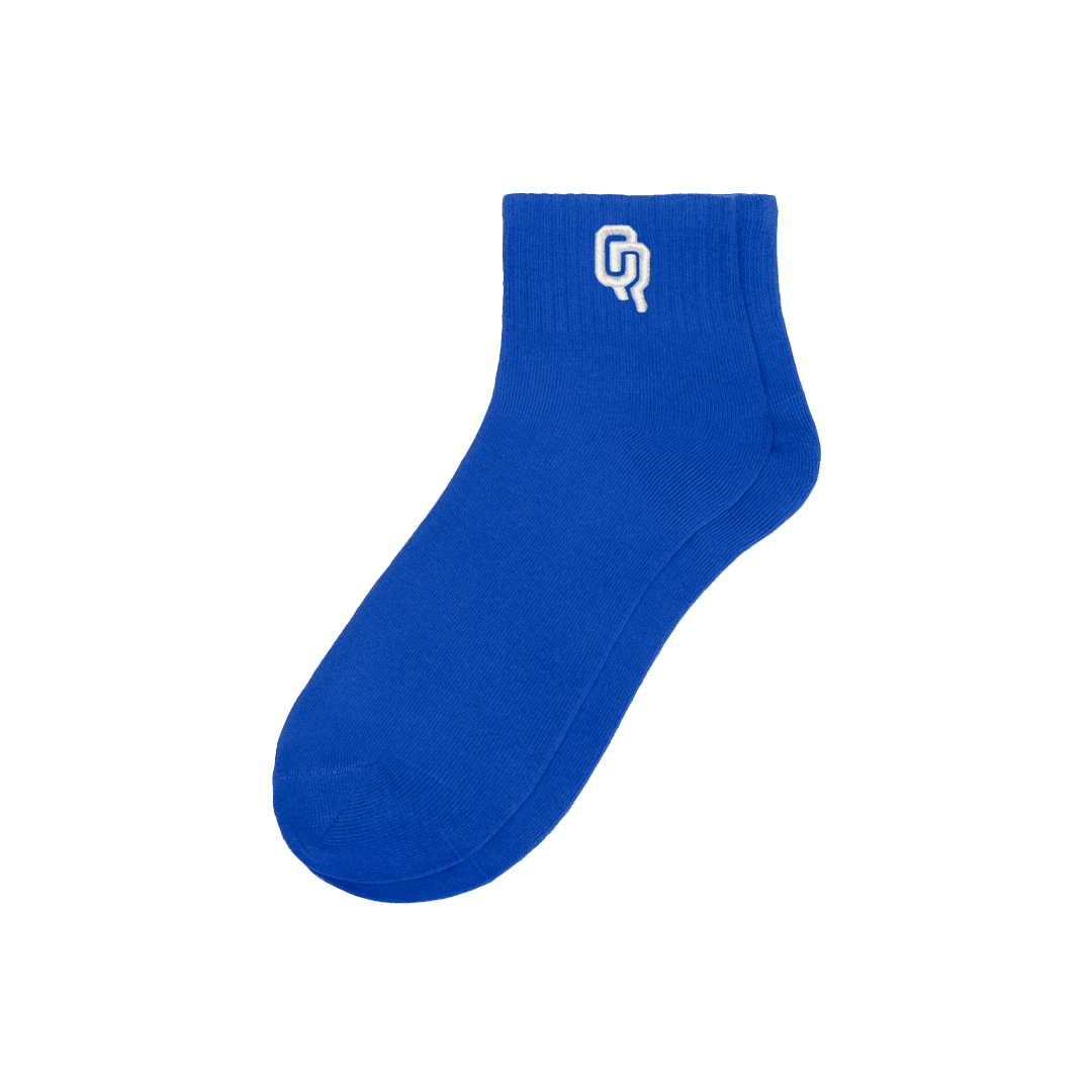 Носки короткие синие QR22