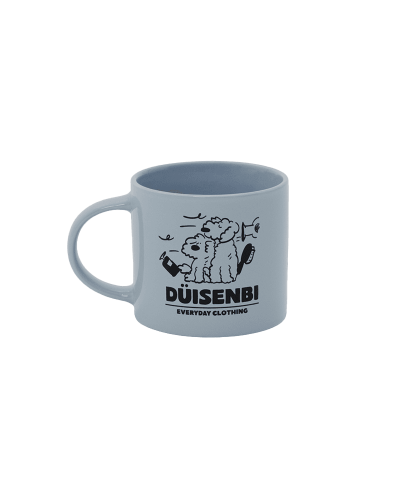 КЕРАМИКА КРУЖКА DUISENBI СЕРО-ГОЛУБАЯ