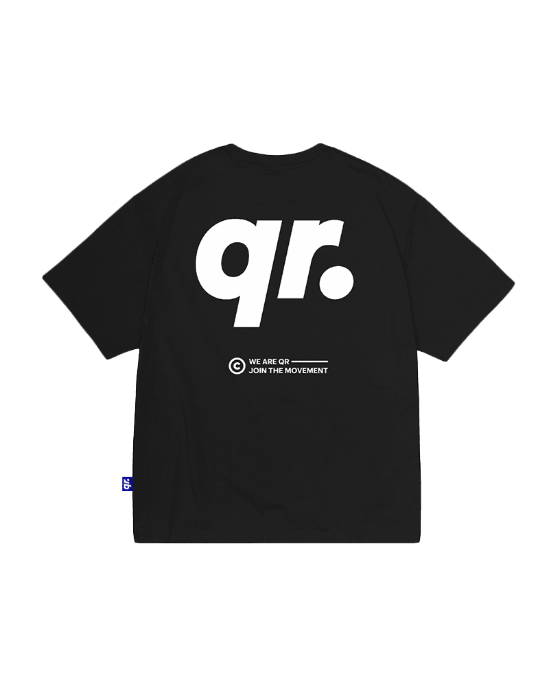 ФУТБОЛКА QR DOT ЧЁРНАЯ