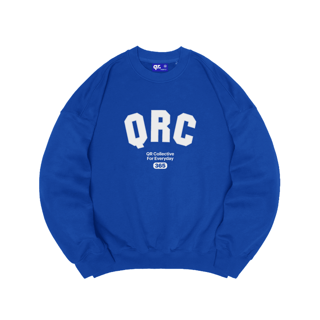 СВИТШОТ OVER QRC СИНИЙ