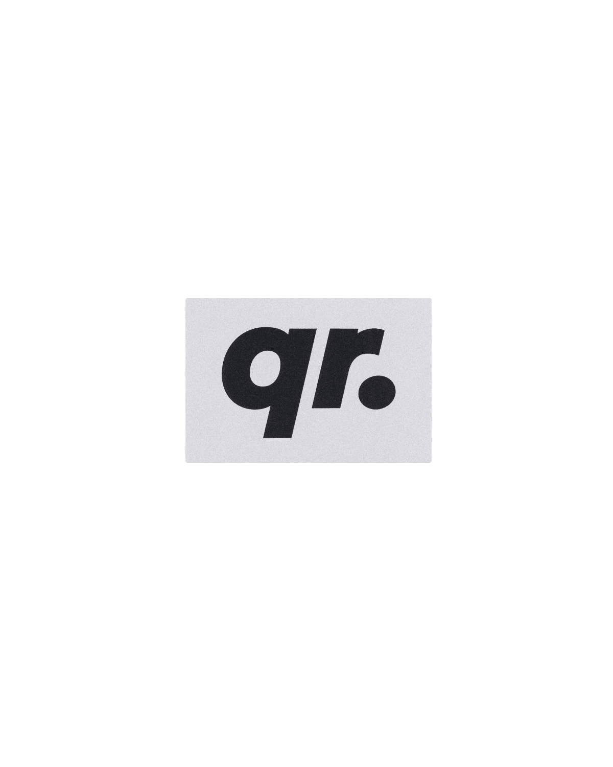 STICKER QRD WHITE