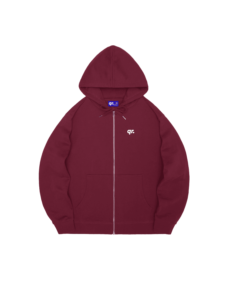 ЗИППЕР ХУДИ BASIC БОРДОВЫЙ