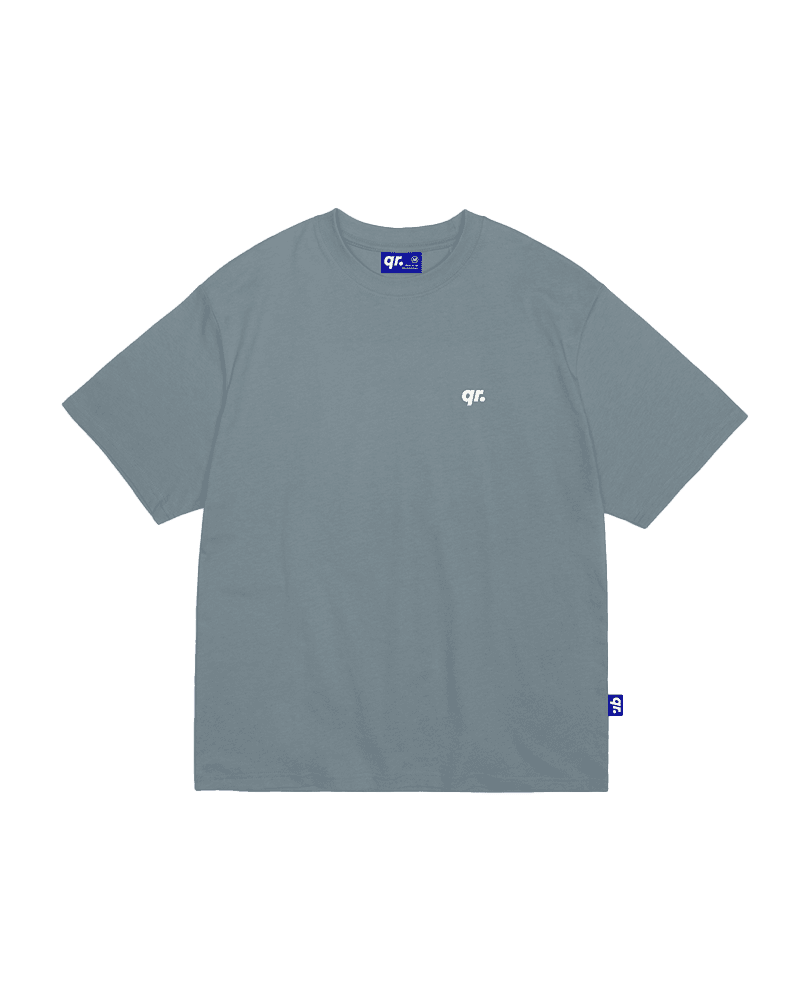 ФУТБОЛКА BASIC QRD СЕРО-ГОЛУБАЯ