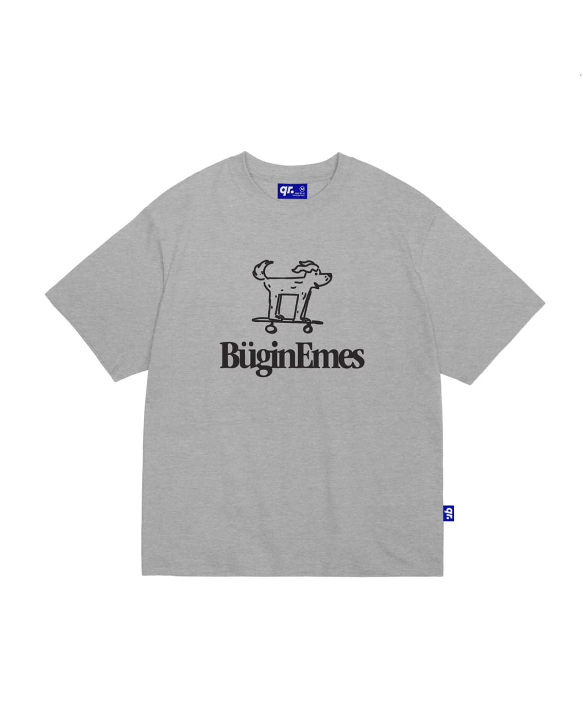ФУТБОЛКА BUGINEMES СЕРЫЙ МЕЛАНЖ